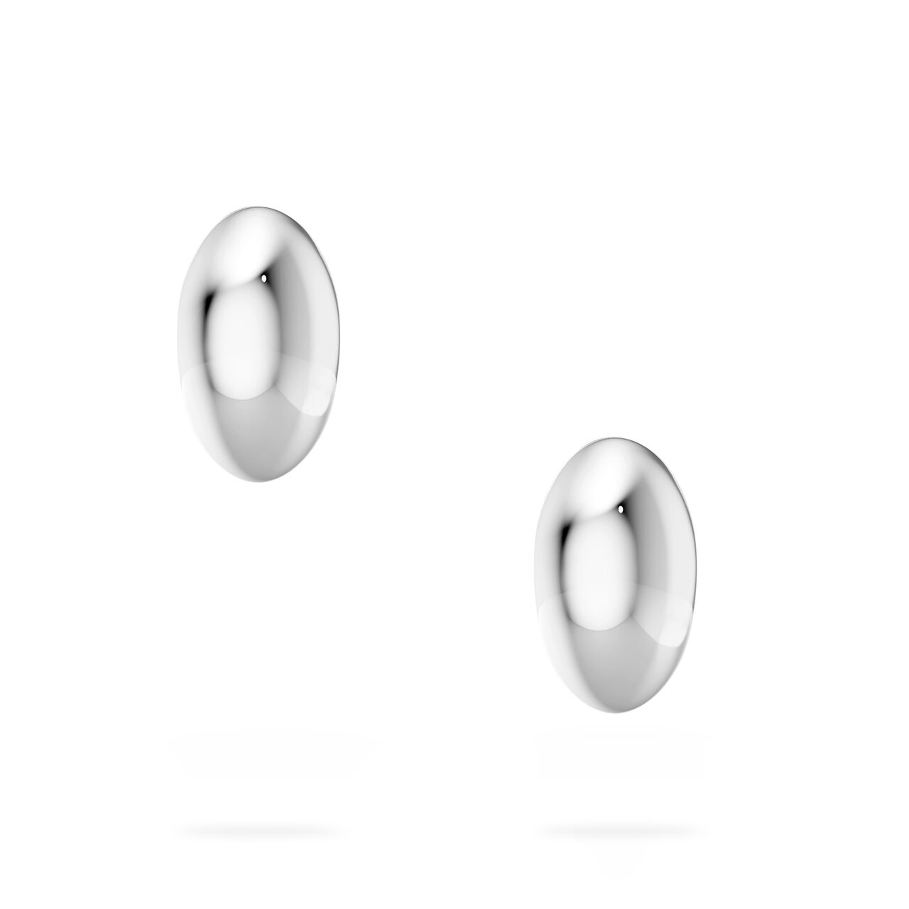 Birks Essentials Silver Bombe Earrings image number 2